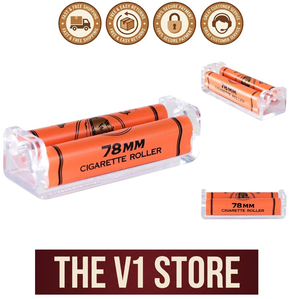 Durable 78mm Cigarette Rolling Machine - Effortless Hand-Rolling in Style