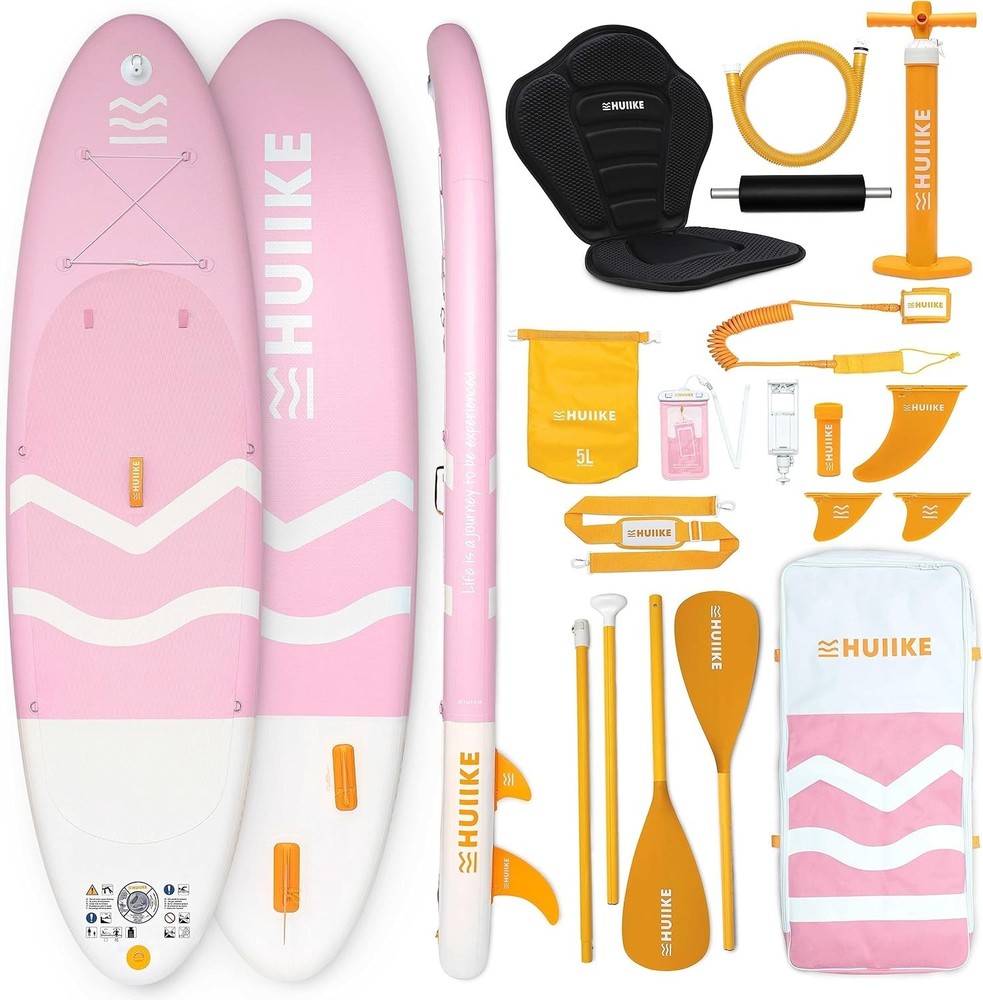 Durable Inflatable Paddle Board with Excellent Stability - Full Accessories Set