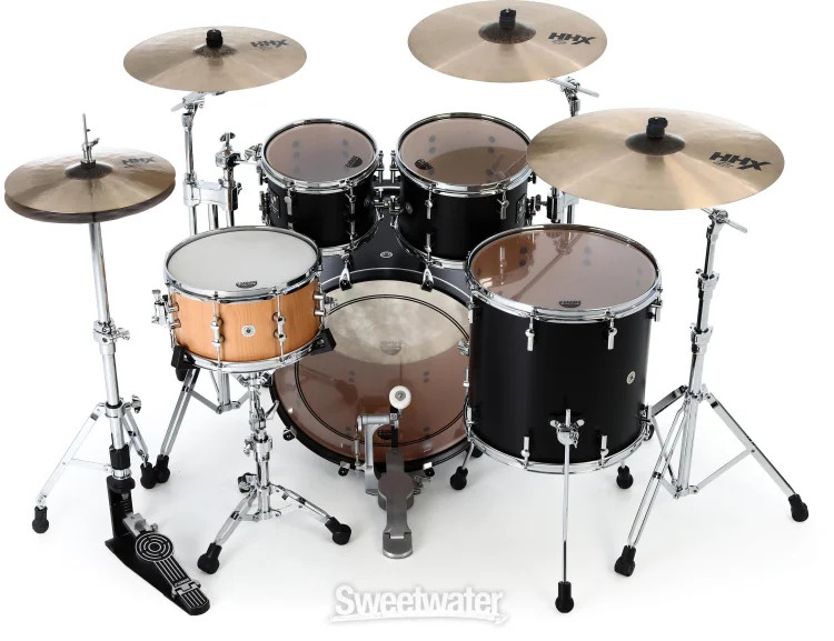 Sonor Momentum Beech 4-piece Shell Pack - GT Black