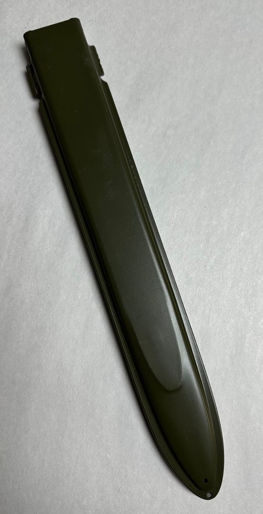 M1 GARAND REPLACEMENT 10" PLASTIC SHEATH FOR SCABBARD.