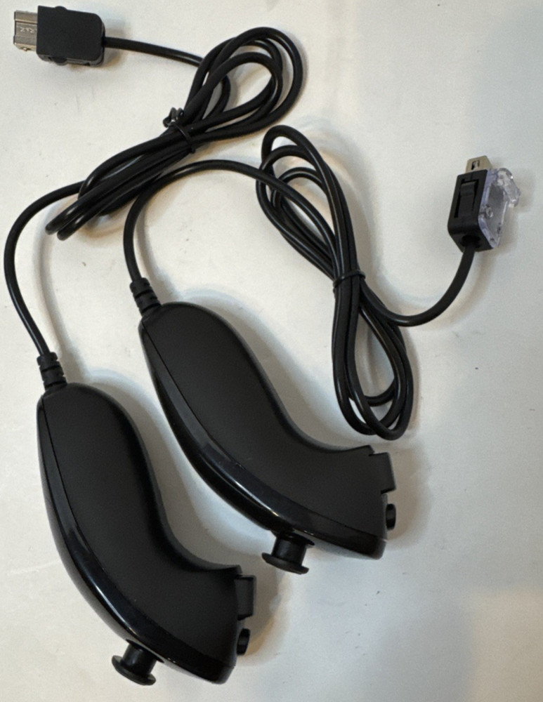 Black Wii Console Bundle RVL-101 Tested & Working