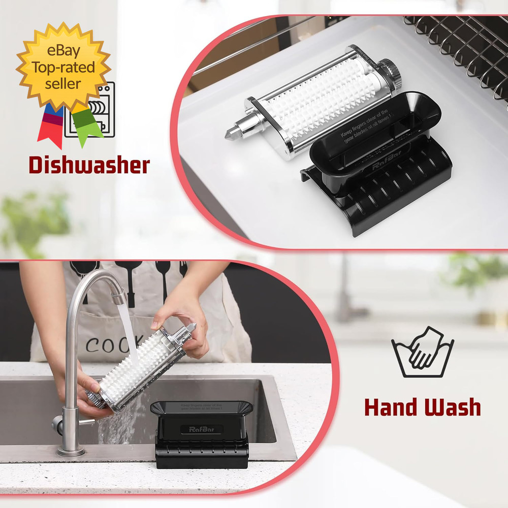 Adjustable Thickness Meat Tenderizer Attachment for Kitchenaid Stand Mixers