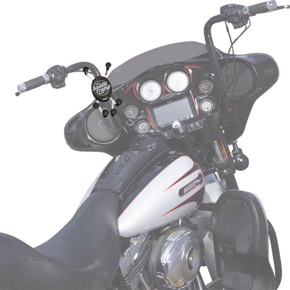 Saddle Tramp Phone Mount - Handlebar - Hex-Grip BC-MC6FPM