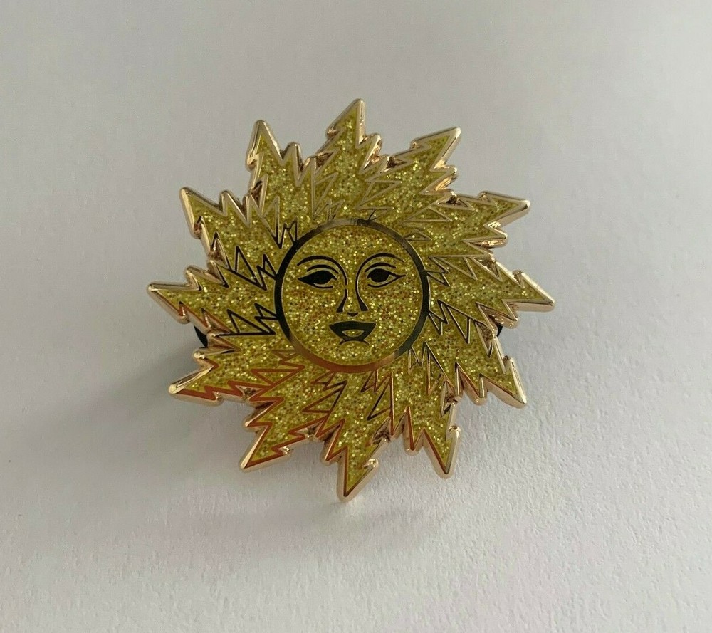 Grateful Dead Orange Sunshine Bolt Pin