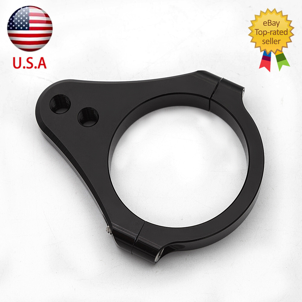 43mm 1x Universal Motorcycle CNC Steering Damper Fork Frame Mount Clamp Bracket
