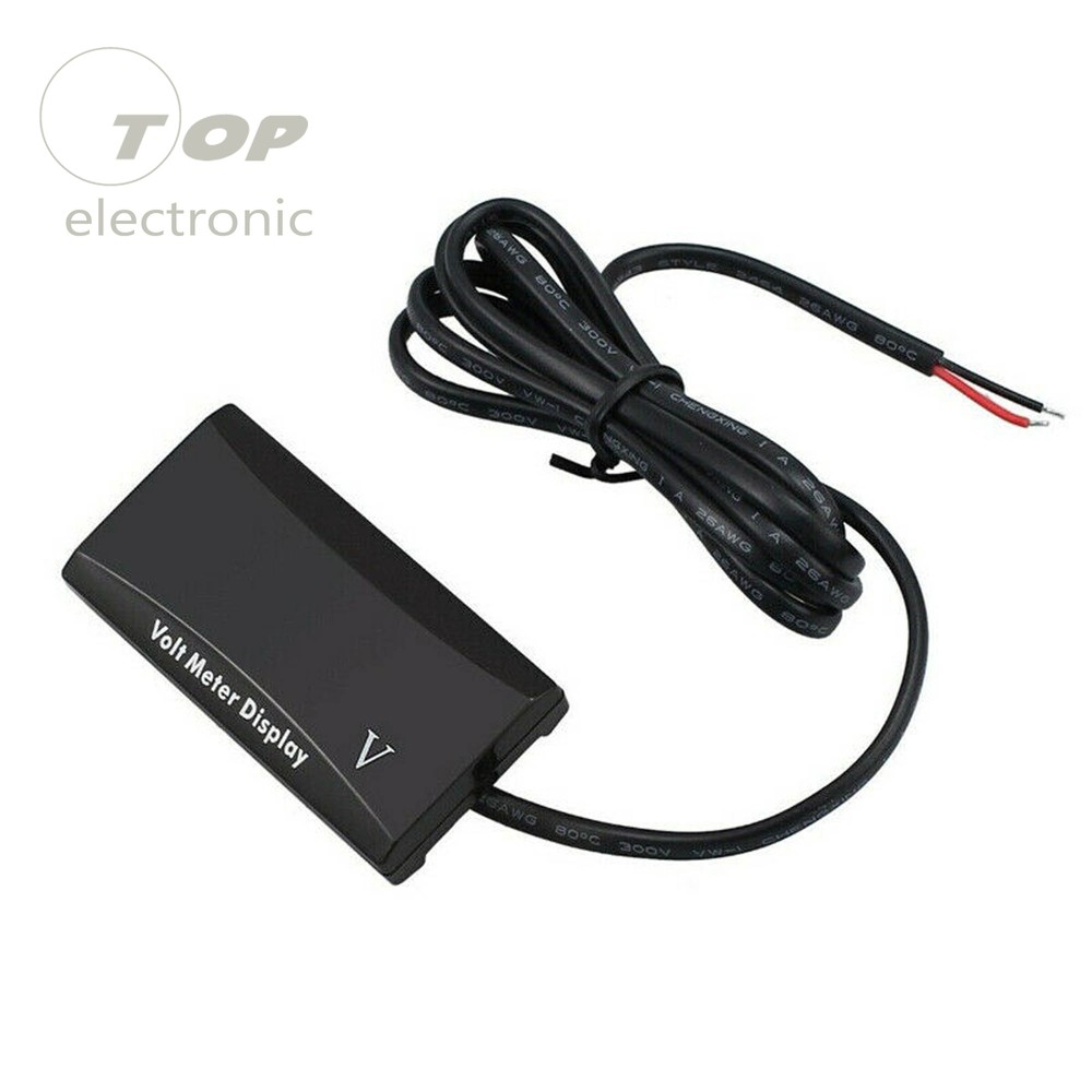 Car Motorcycle 12V Digital LED Display Voltmeter Voltage Gauge Panel Meter NEW
