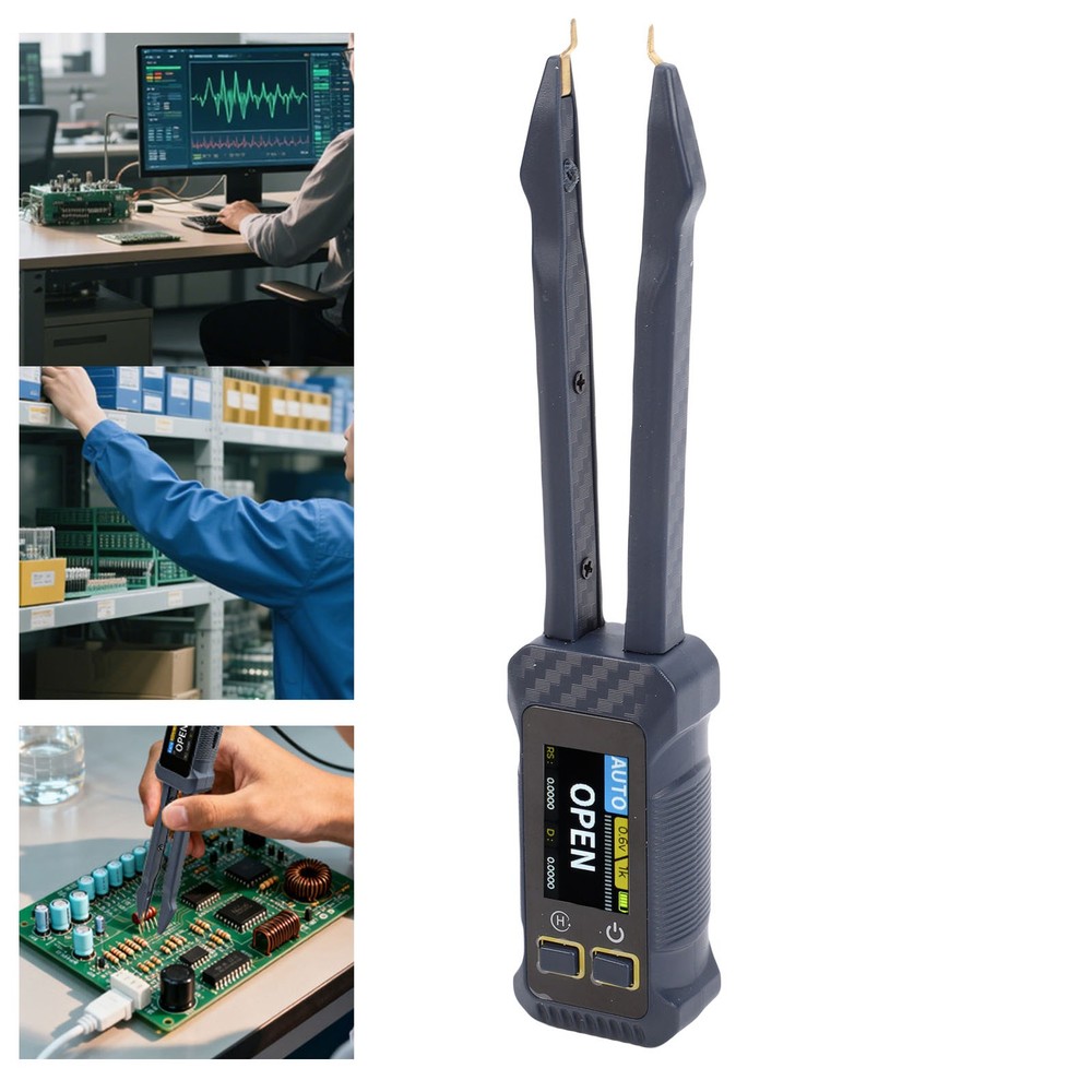 Bridge Tweezers SMD Component Tester Resistance Capacitance Inductance