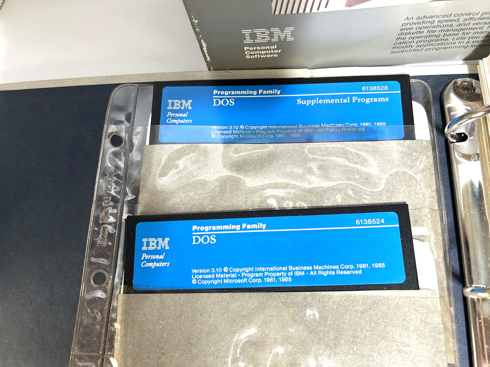 IBM Disk Operating System Vrs 3.10 Includes Software