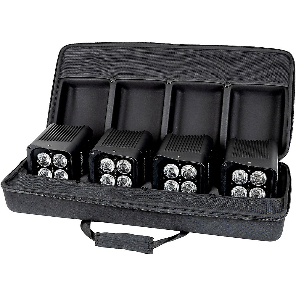 ColorKey AirPar HEX 4 4-Pack Bundle with Hardshell Case