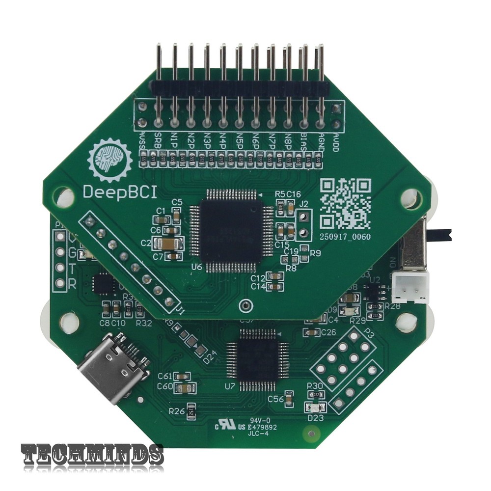 DeepBCI Brain Computer Interface Bioelectric Acquisition Board Enhanced Board