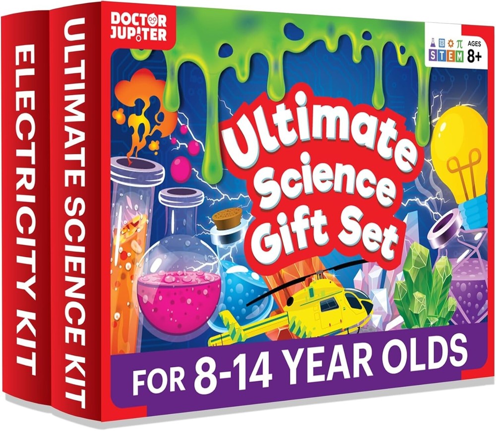 STEM Learning Science Kit for Boys 8-14 | 120 Experiments & Electricity Projects