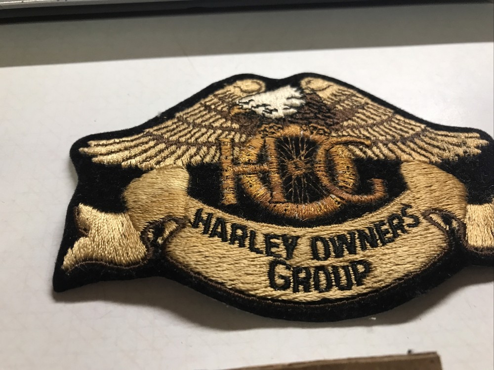 Harley Owners Group HOG Motorcycle Logo Patch and Pin