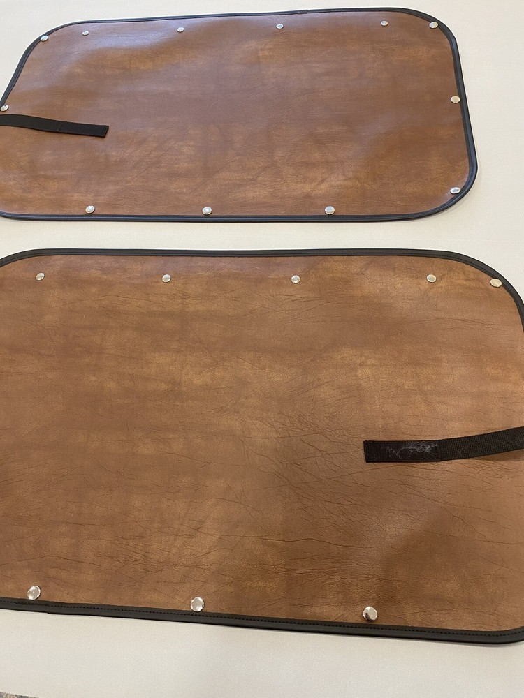 Peterbilt 379-389. Sleeper Window Curtains L+R. Window Covers.