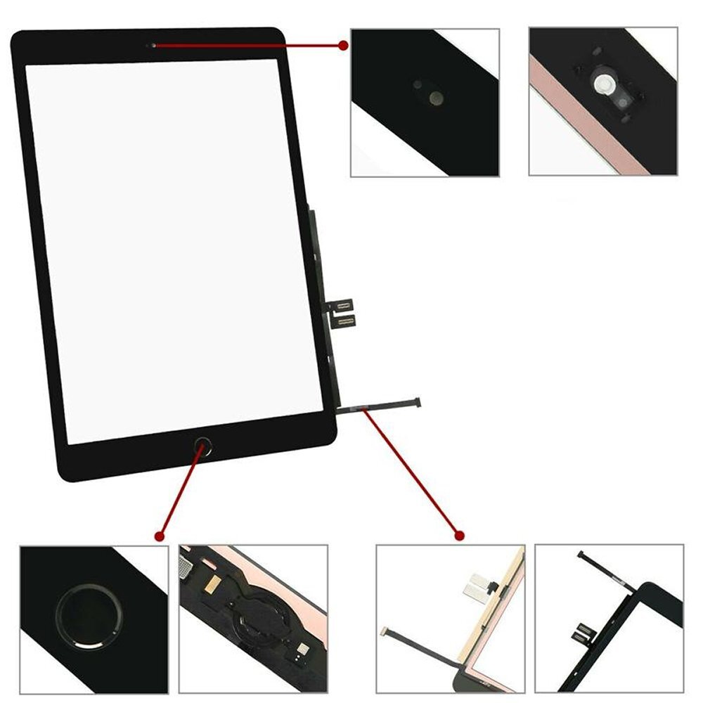 10.2" For iPad 7 2019 7th Gen A2197 A2198 Replacement Touch Screen Home button