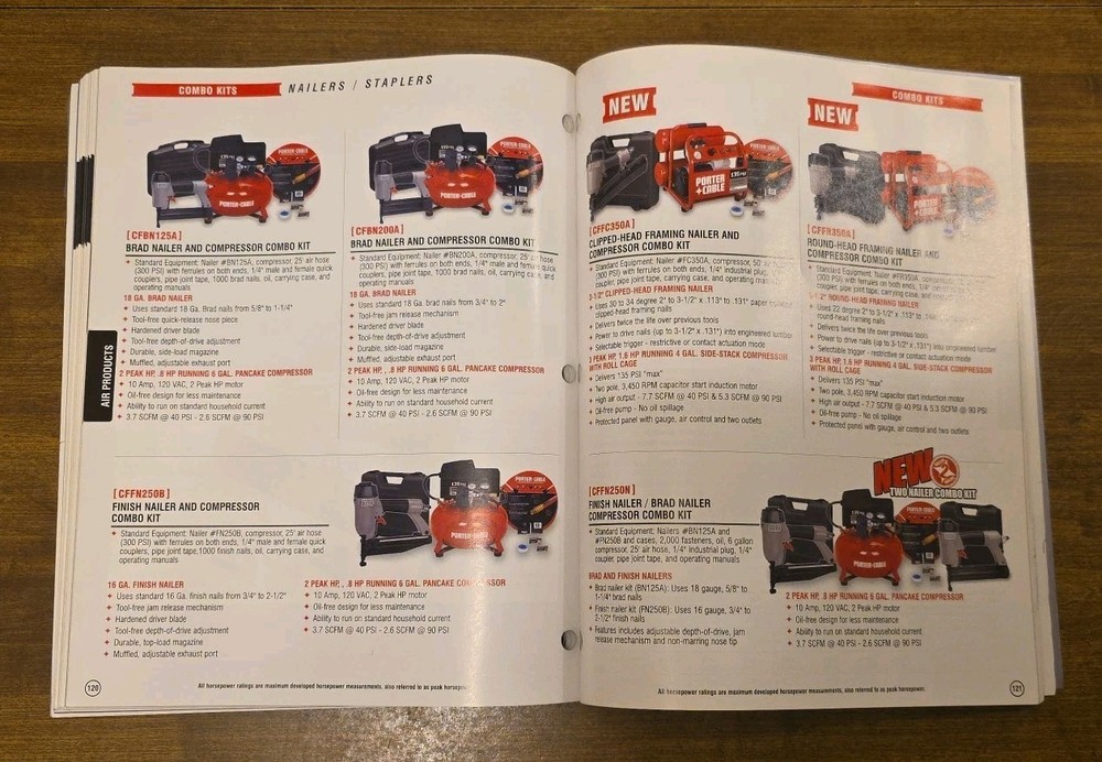 2004 Porter Cable Catalog Professional Power Tools Paperback