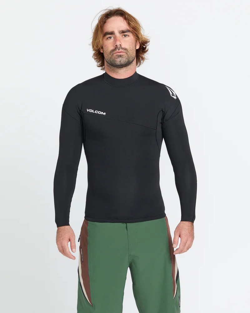 Volcom Modulator 1.5mm Pull Over Wetsuit Jacket - Men's - X-Large / Black