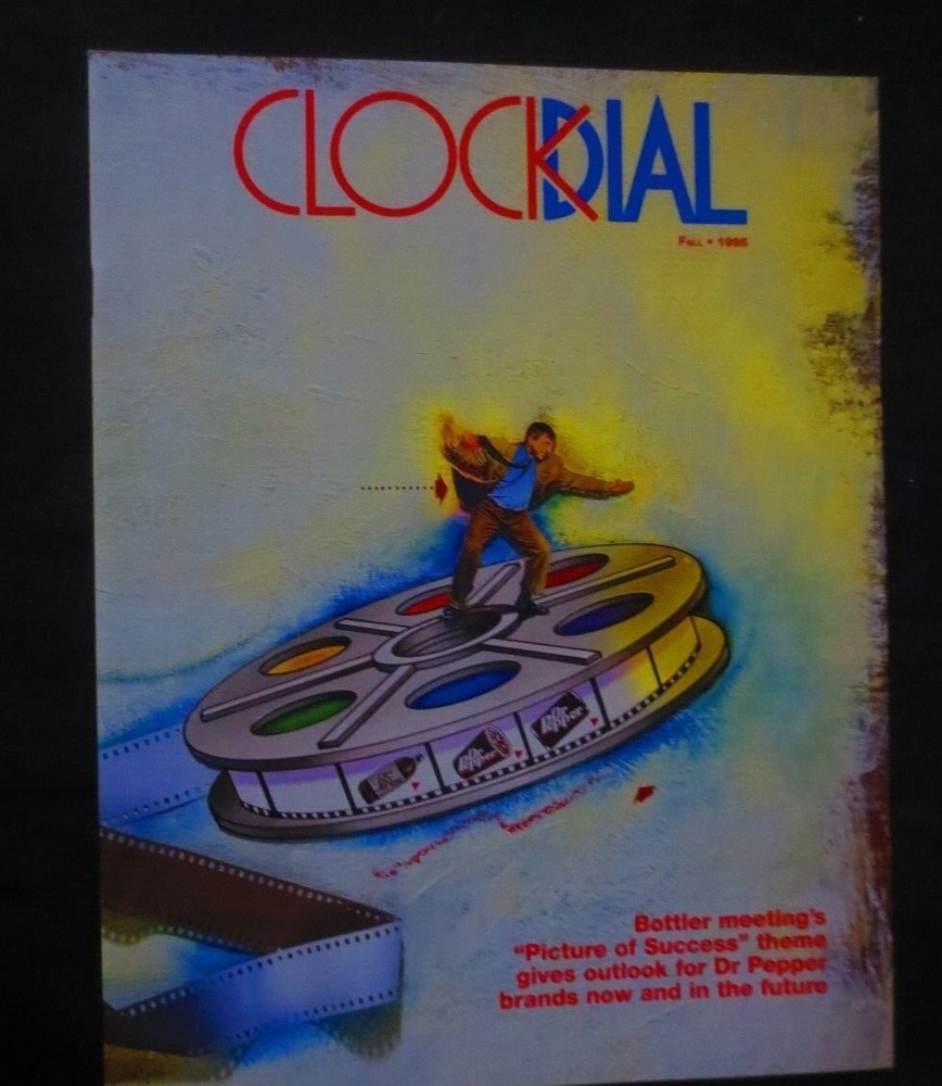 DR PEPPER CLOCK DIAL  FALL 1995 MAGAZINE