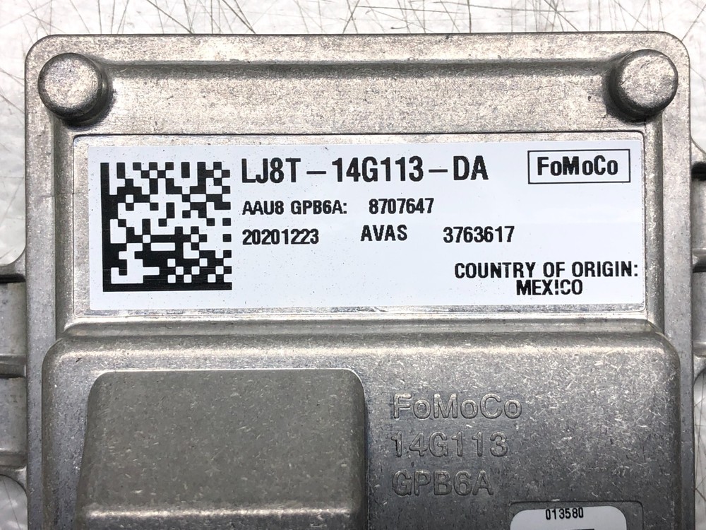 2021-2023 MUSTANG MACH-E AVAS VEHICLE WARNING ALERT SYSTEM CONTROL MODULE OEM