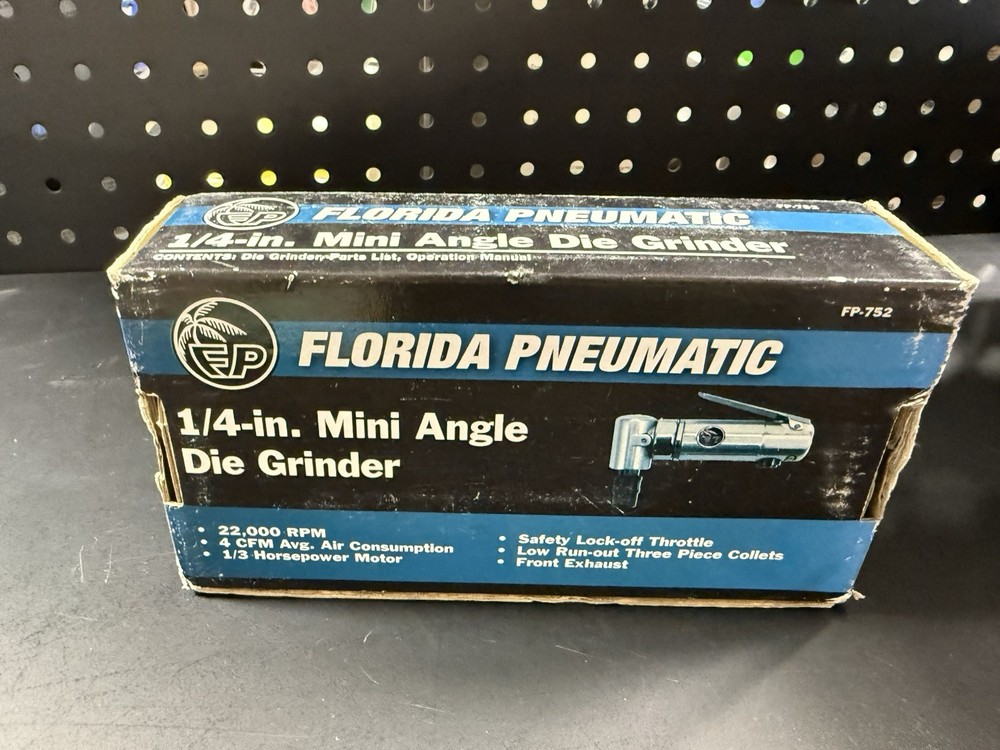 Florida Pneumatic FP-753 1/4" Mini Die Grinder
