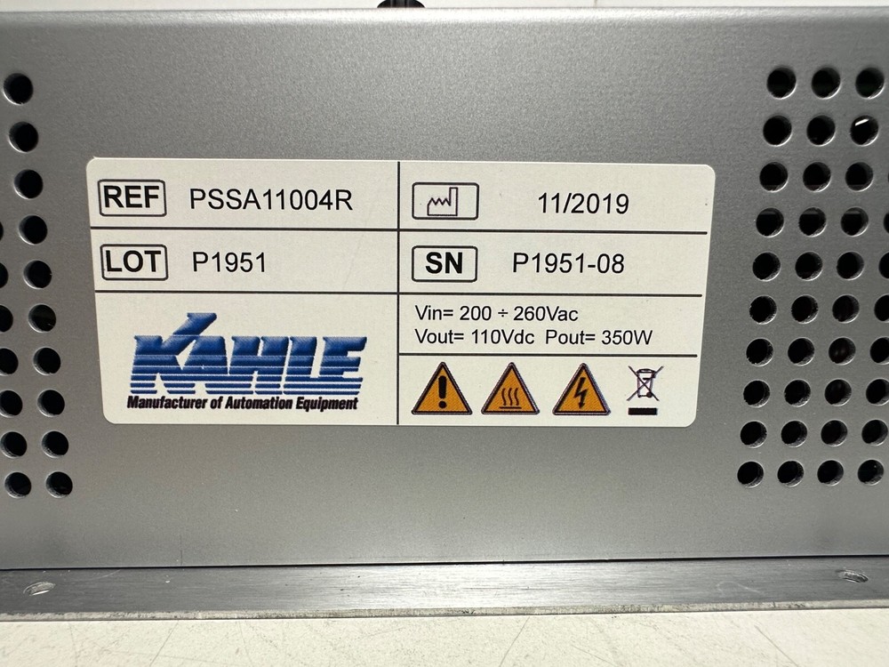 Kahle Automation Analogic Regulator / Vibratory Feeder Control PSSA11004R New!