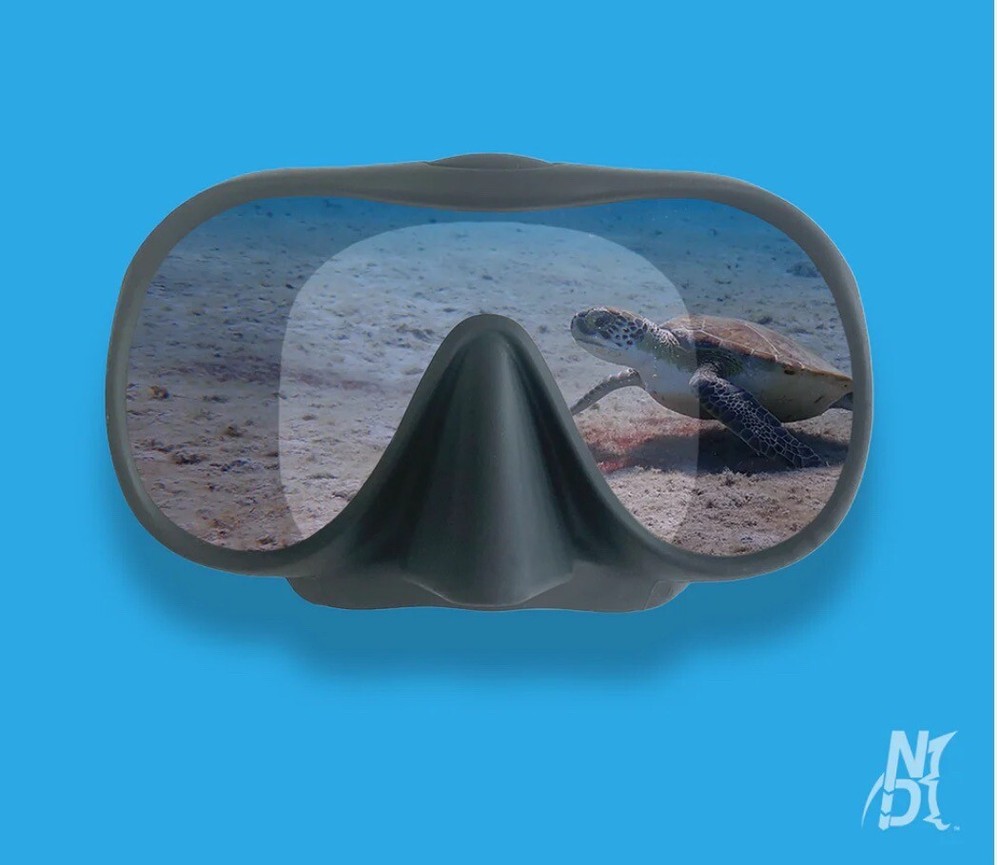 Next Descent Mako Scuba Mask And Defog Bundle