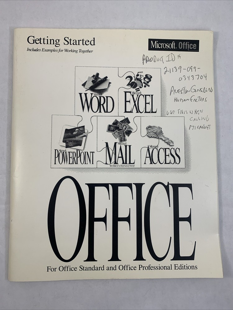 Microsoft Office Excel 5.0 User Guides Visual Basic Getting Started Vintage 1994