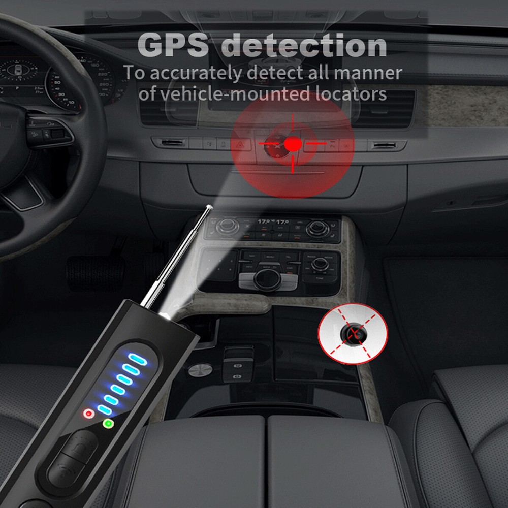 Hidden Camera Detector & RF Bug Sweeper for Travel Security and Home Privacy