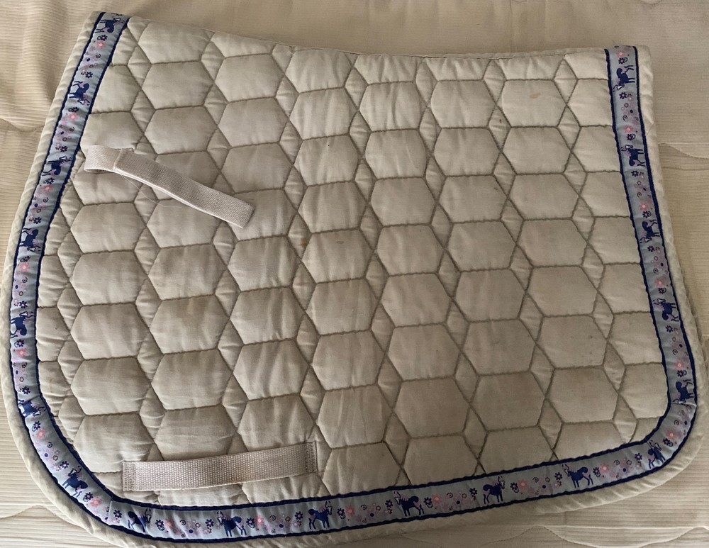 Ovation All Purpose Saddle Pad With Ponies All Around Edge