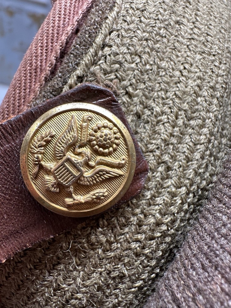 vintage army visor cap