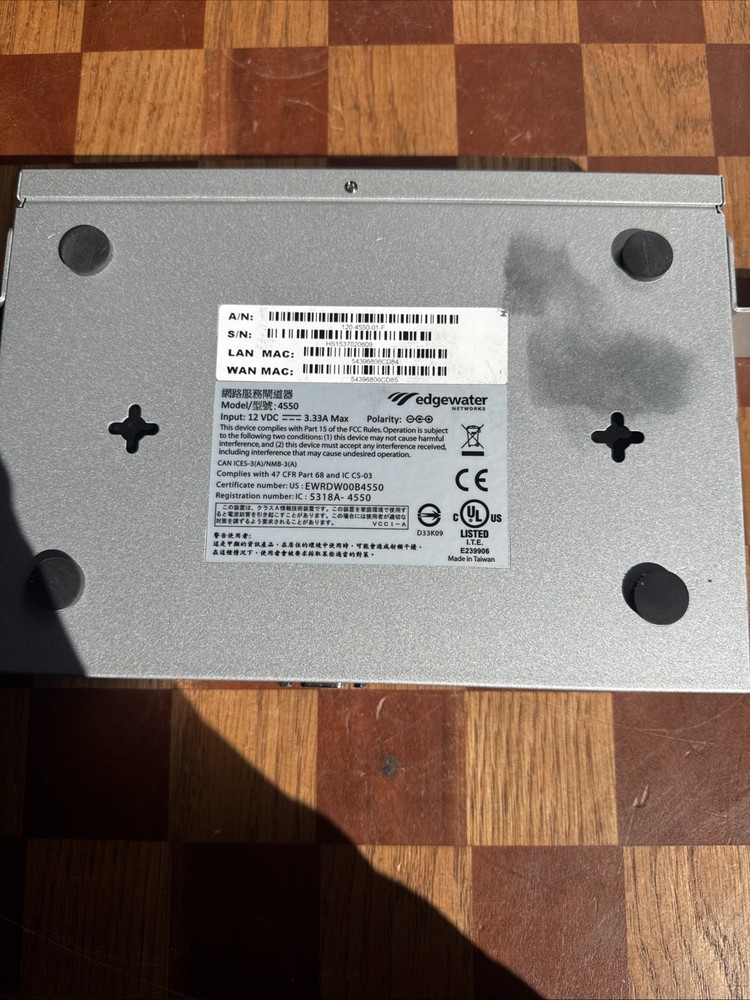 Edgewater Networks 4550 Series Used