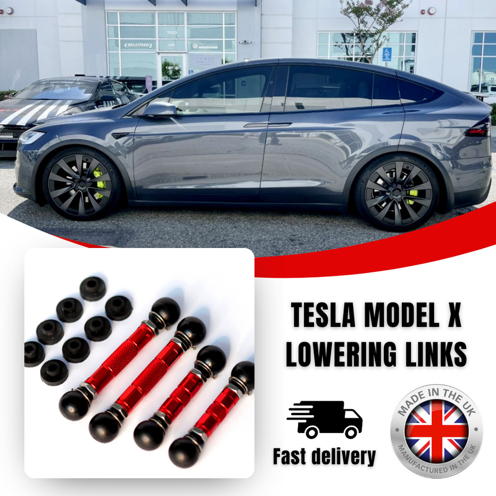Tesla Model X Evolution Lowering Links Set 2013 To 2020 (Precision Adjustment)