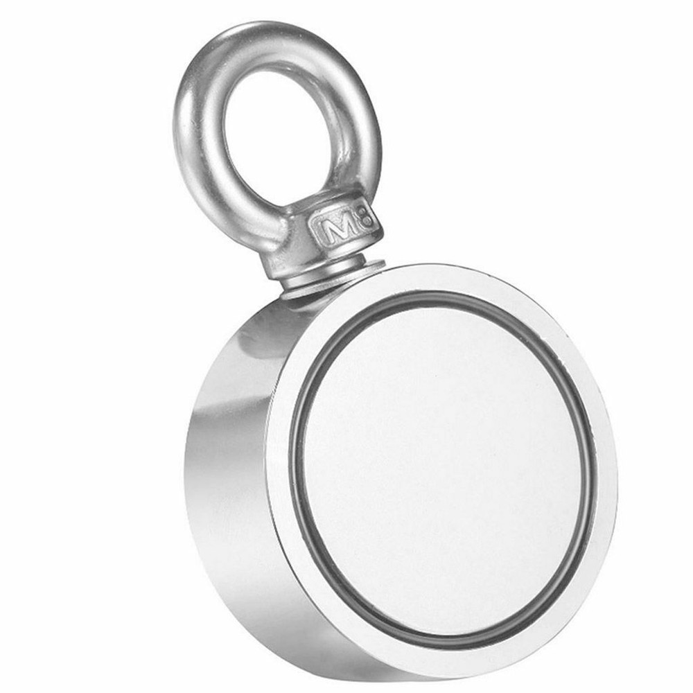 Pulling Force 400lbs Round Double Sided Super Strong Neodymium Fishing Magnet