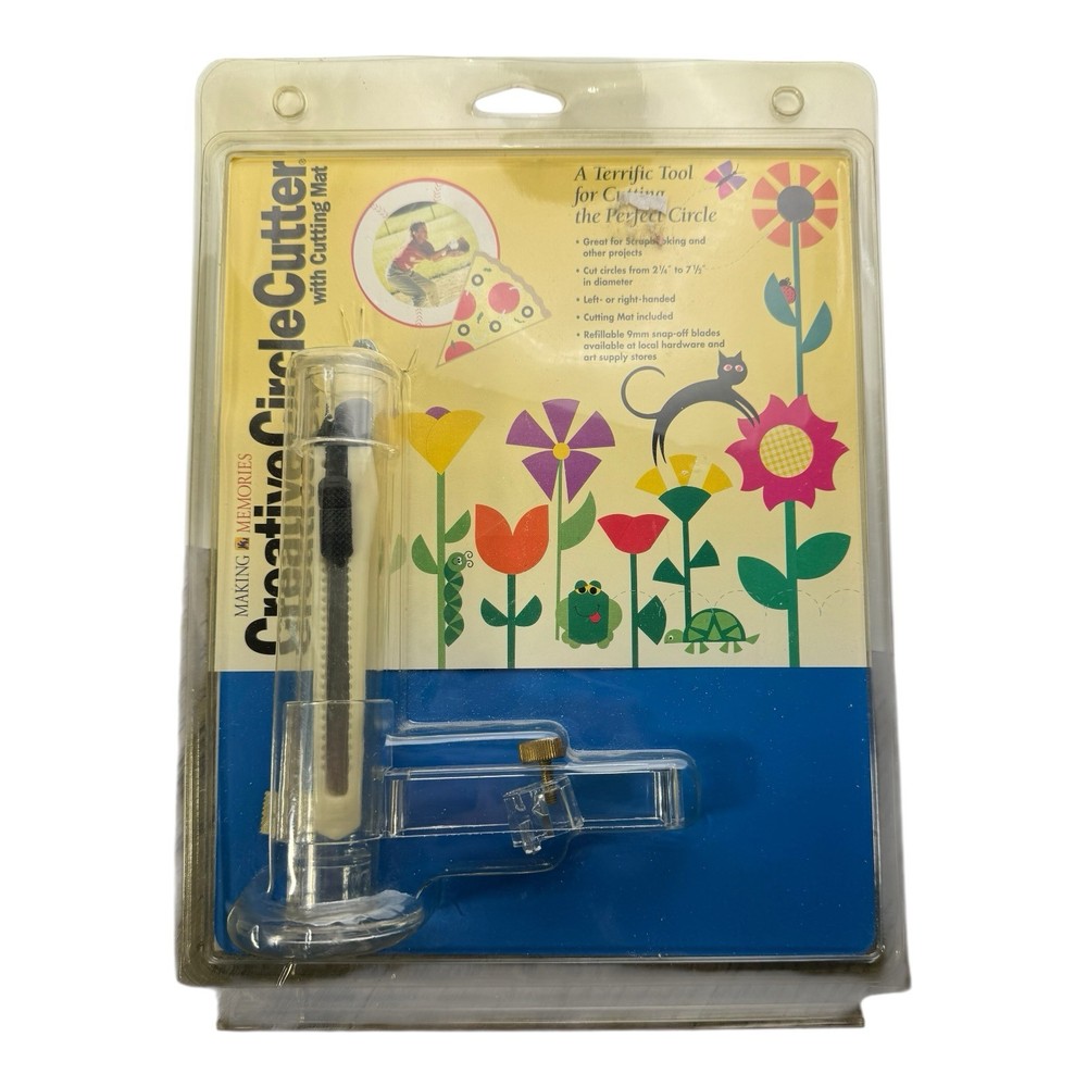Creative Circle Cutter with Cutting Mat – Making Memories – Scrapbooking Tool