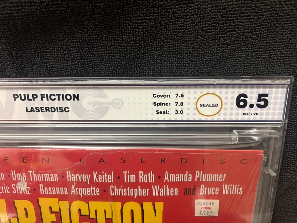 Pulp Fiction - VMG 6.5 VG+/VG - Graded Laserdisc Sealed 1995 - Widescreen