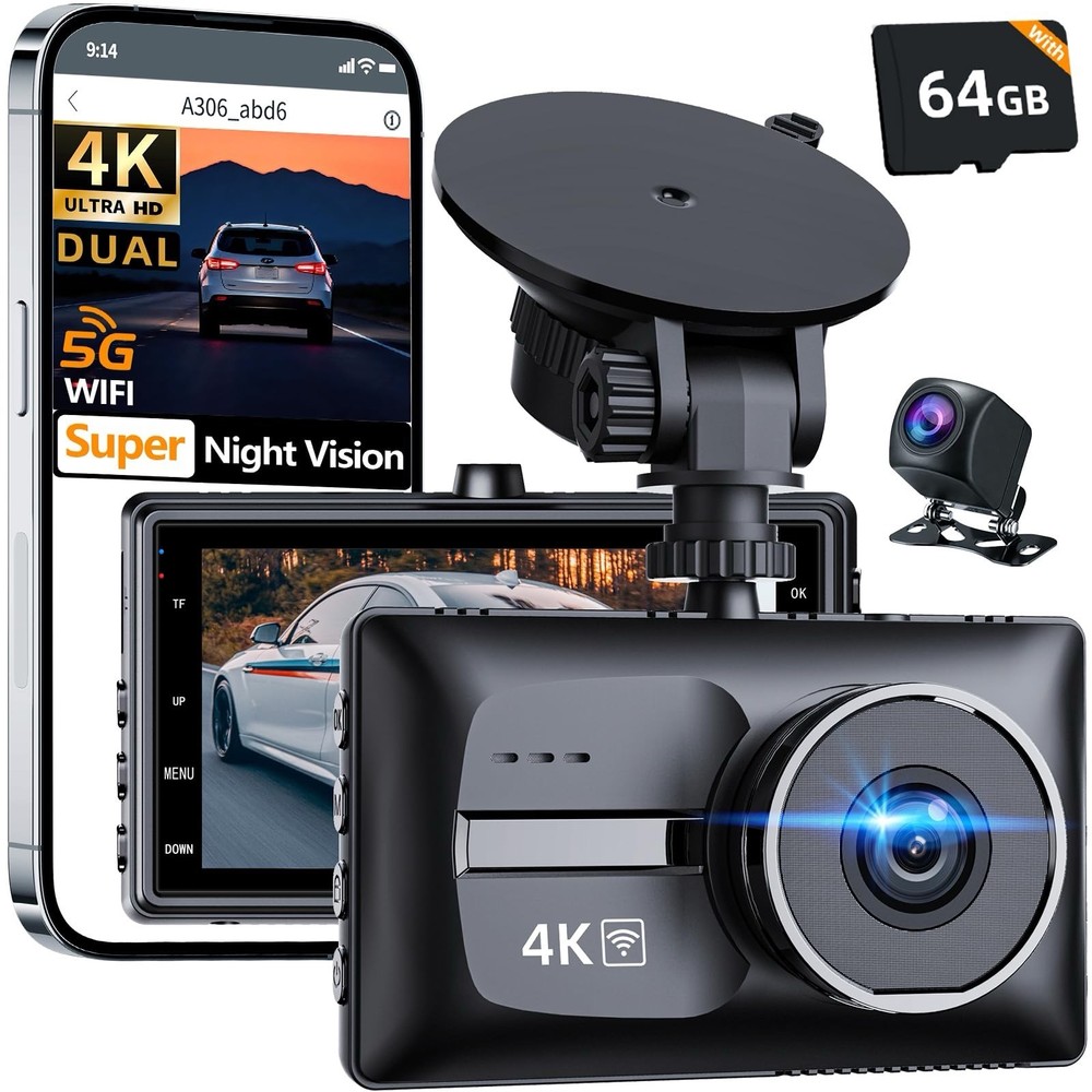 4k DUAL DASH CAMERA BLACK BOX