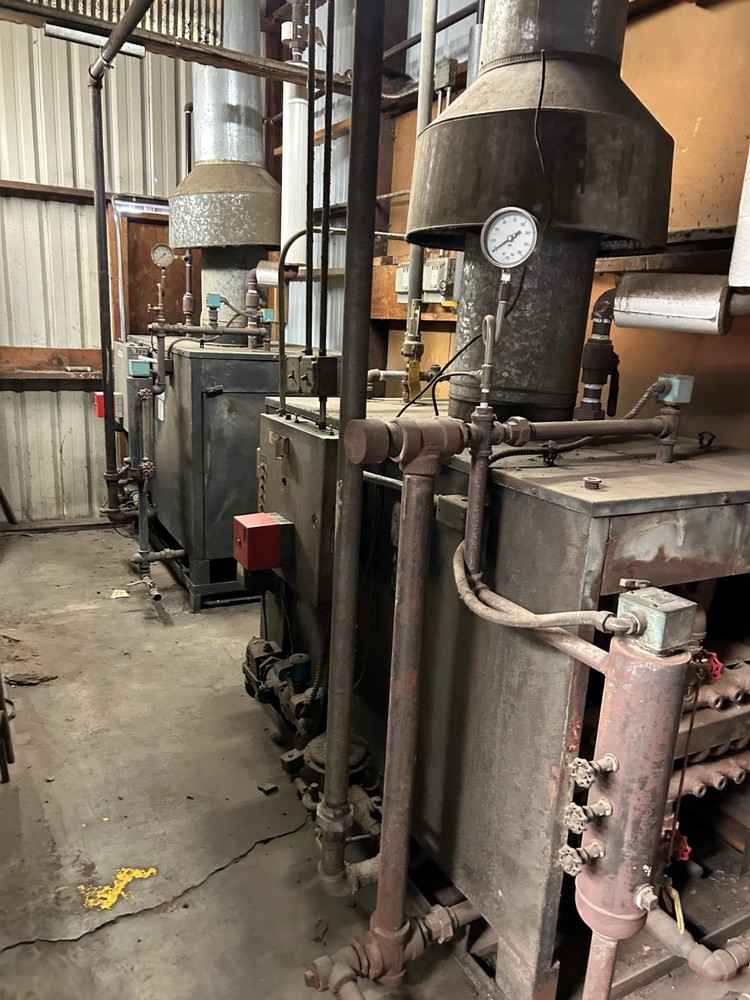 2 used boilers - 25hp Parker steam boiler