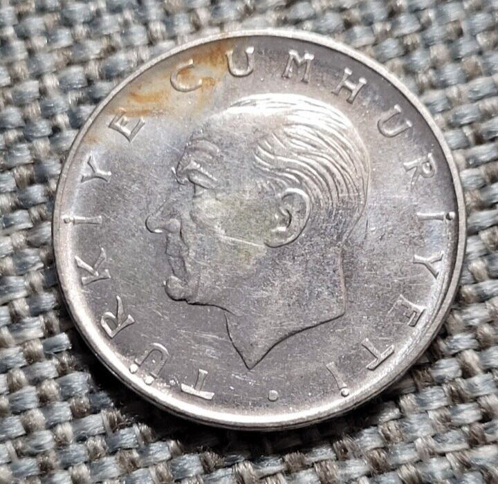 1977 Turkey 1 Lira Coin