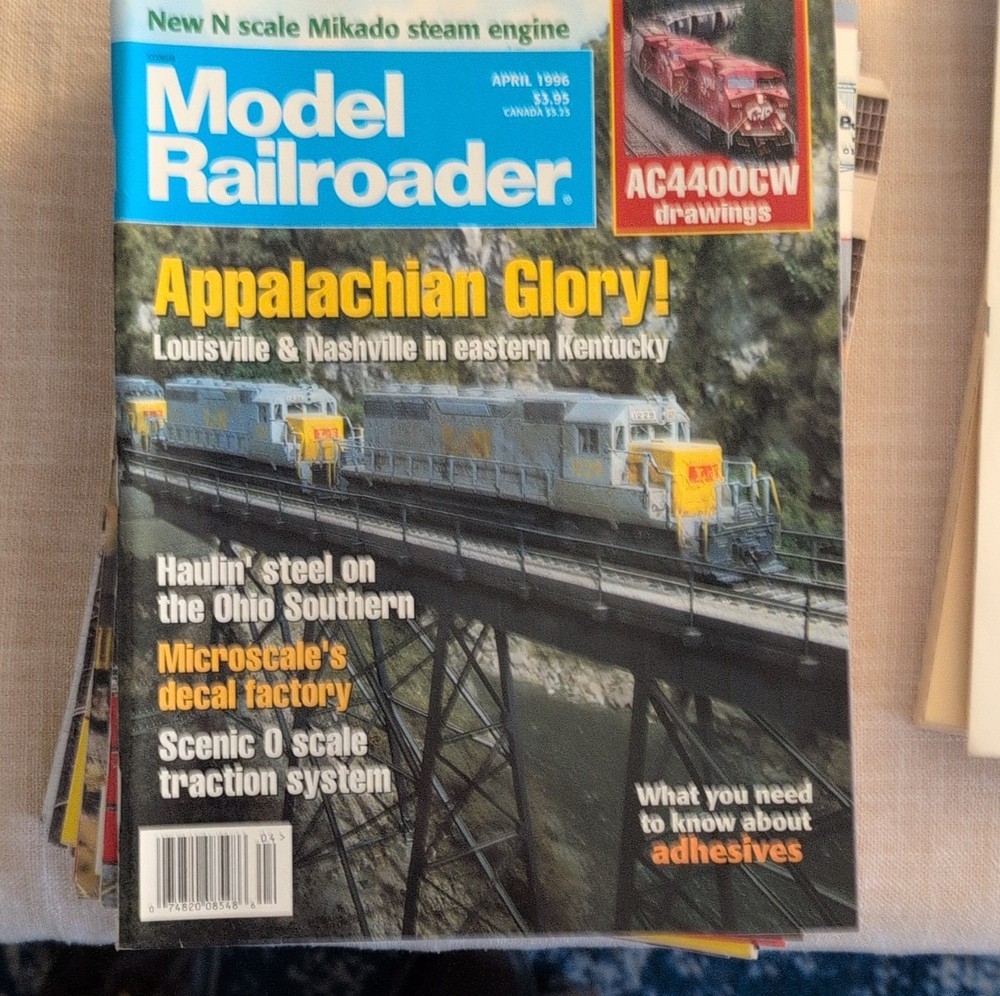 Model Railroader 1996 complete year all 12 issues