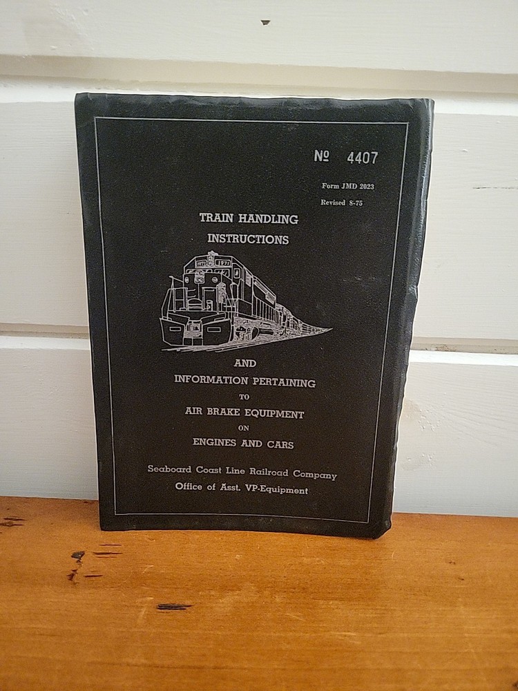 VTG Seaboard Coastline RR “Train Handling Instructions & Info. Pertaining RARE