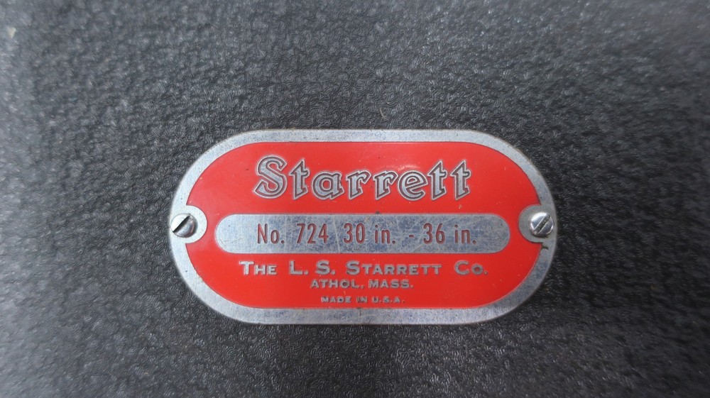 Starrett 724 Micrometer 30-36in