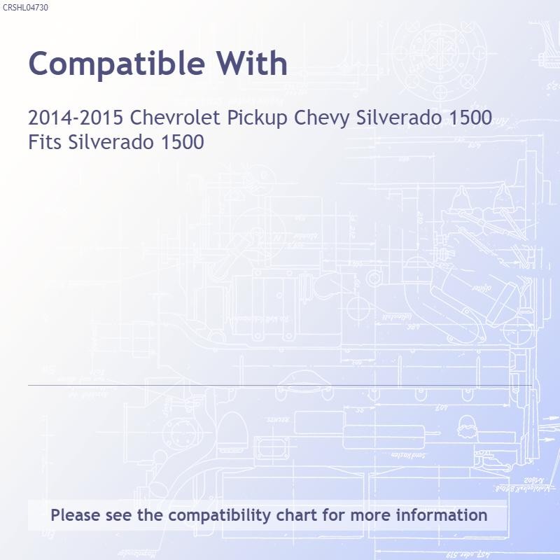 Replacement Plastic Driver Side Fog Light Bracket (See compatibility Chart)