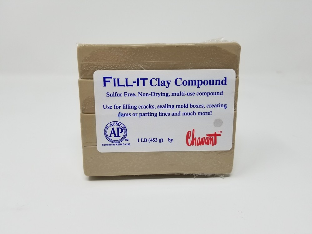 Chavant Fill-It Cream (Mold Making Putty) 1 Lb