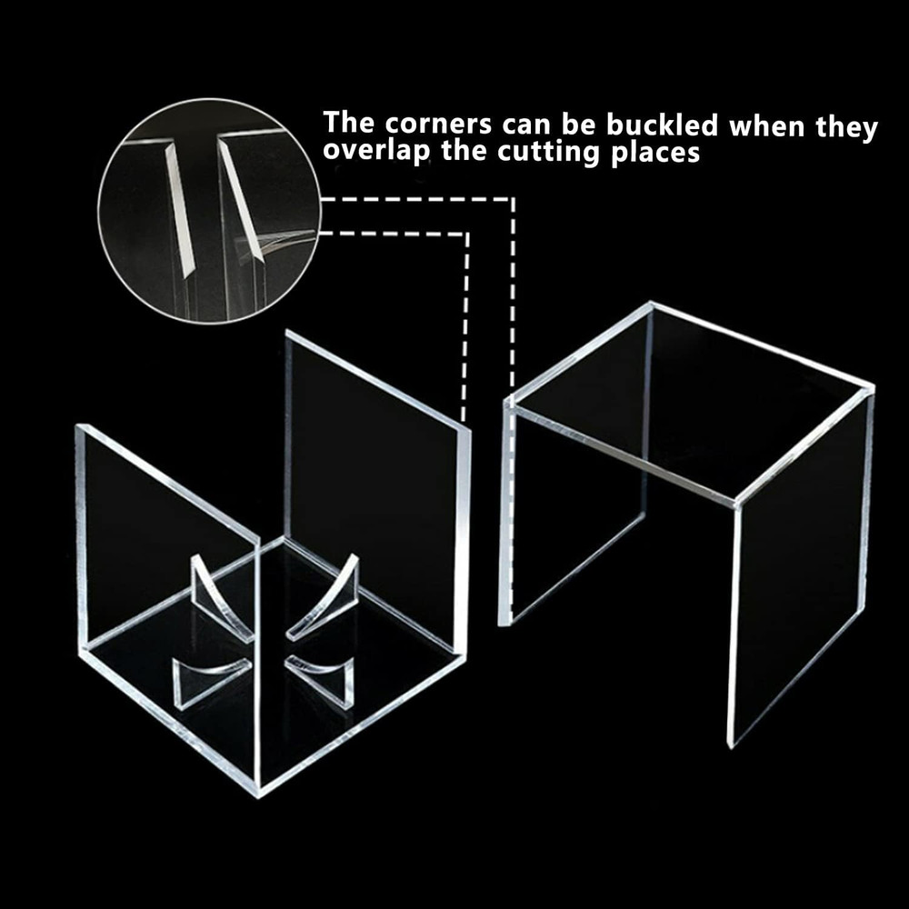 4 Pack Acrylic Baseball Display Case - UV Protected Baseball Holder for Display,