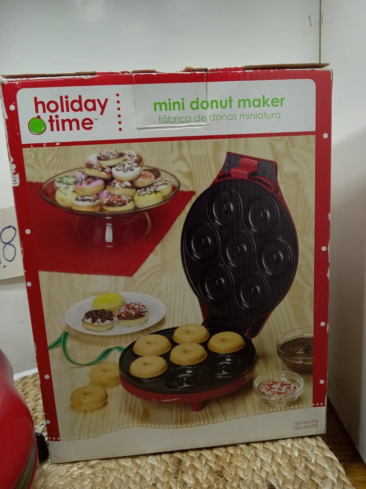 Holiday Time Mini Donut Maker Mini