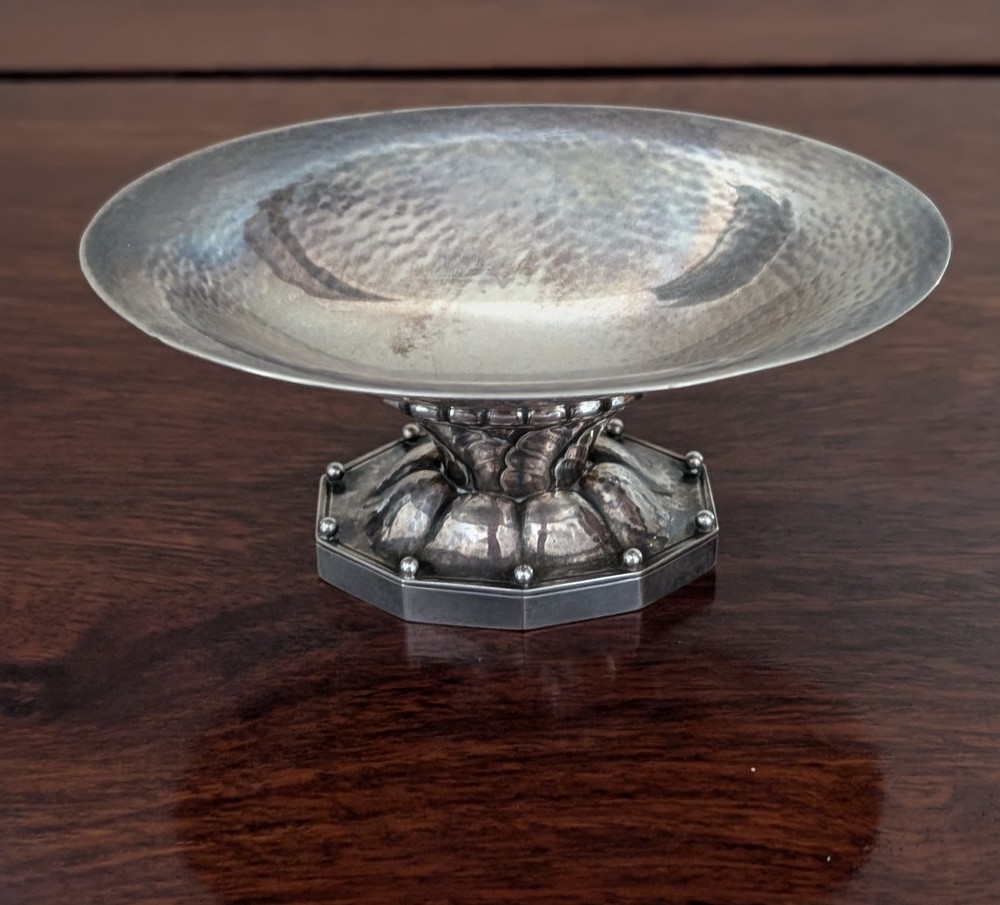 Vintage Georg Jensen Sterling Silver Compote.