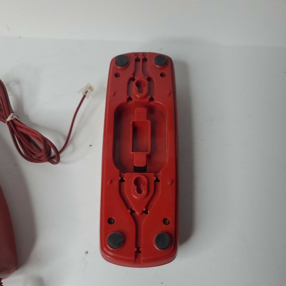 Red Telestyle Trimline Touchtone Pulse Telephone PH-200