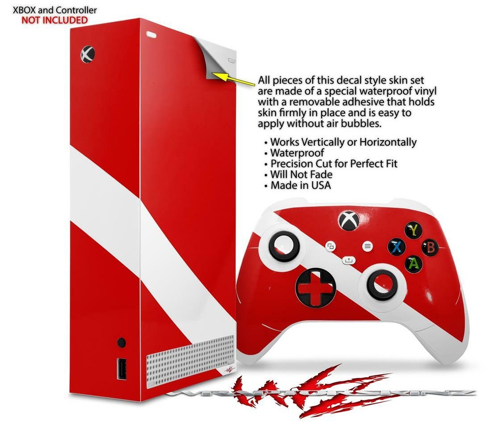 Skins XBOX Series S Console Controller Dive Scuba Flag