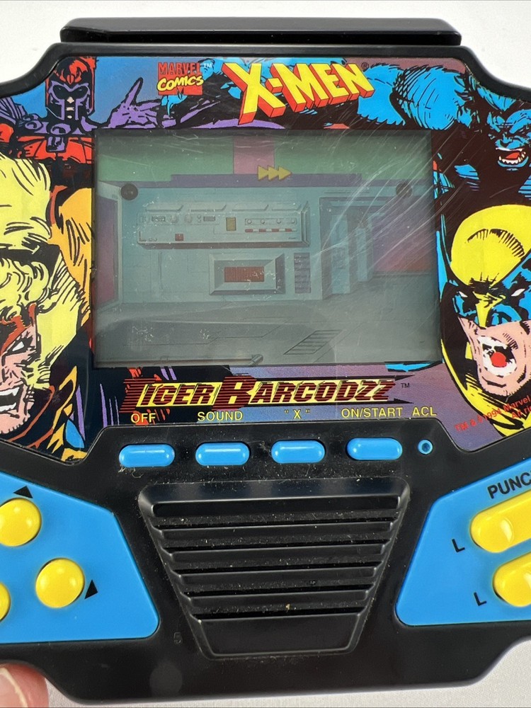 X-Men Handheld Tiger Barcodzz 1994 Marvel Working