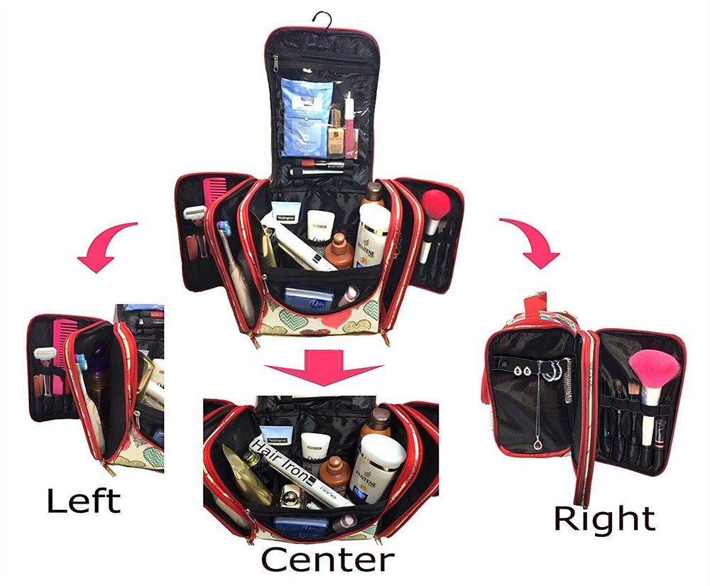 Palcovi Extra Large Capacity First Aid/Medicines Bag Organizer Pattern: Hearts