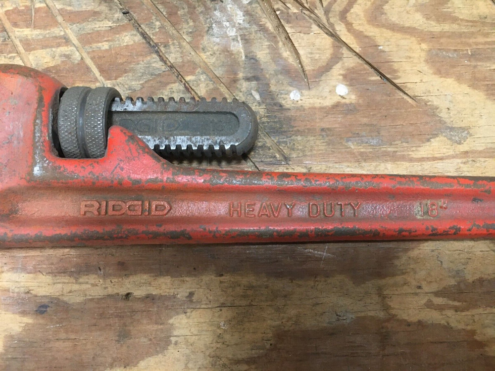 Ridgid 18" Cast Iron Pipe Wrench